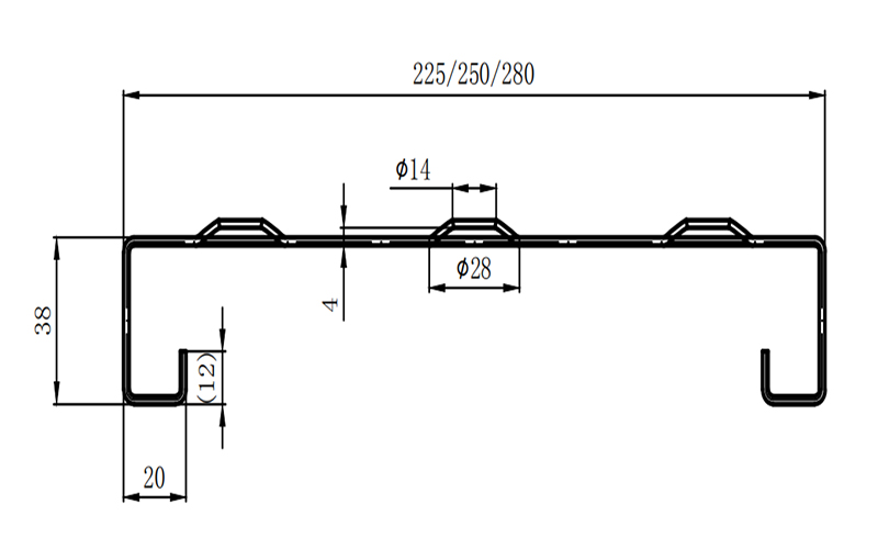 scaffold plank roll forming machine