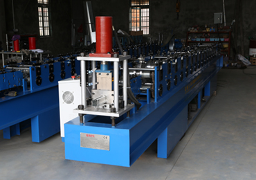 Roller shutter guide rail roll forming machine