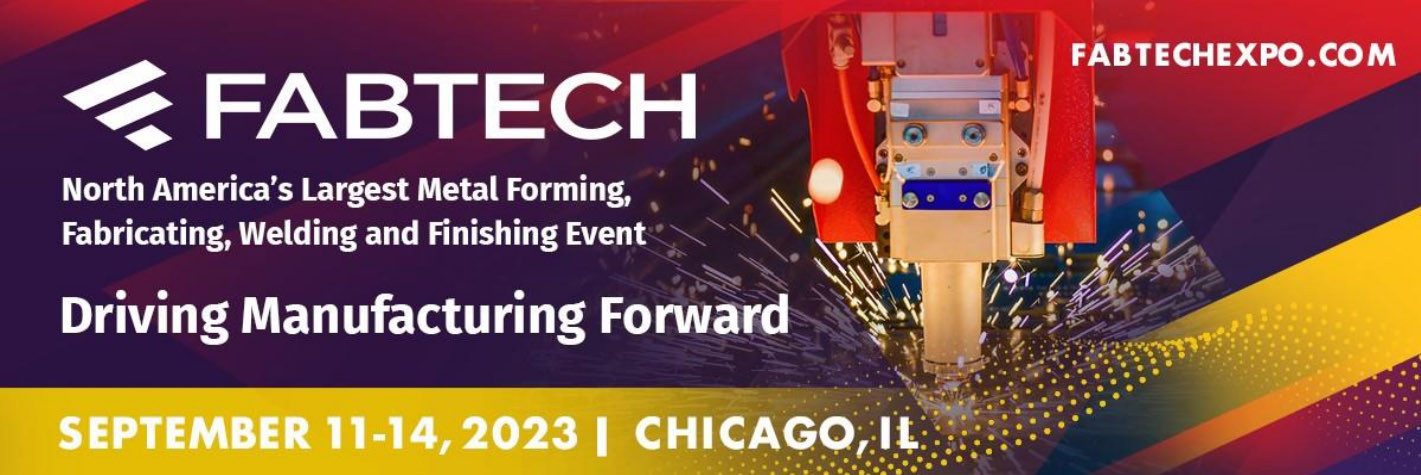 Pameran FABTECH Chicago 11-14 Sep 2023